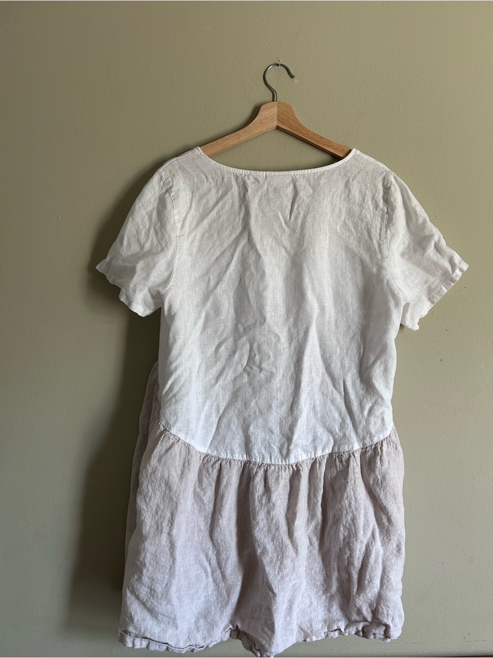 Linen Mini Dress - Picture 4 of 4
